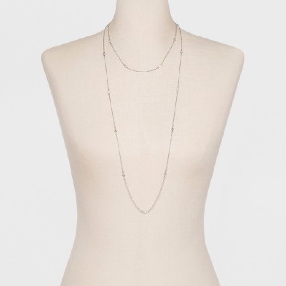 A New day layered crystal stone necklace - Picture 2 of 3